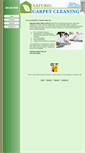 Mobile Screenshot of naturescarpetcleaning.com